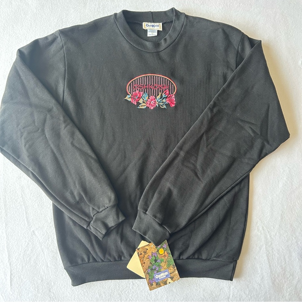OshKosh Black Crewneck Sweater